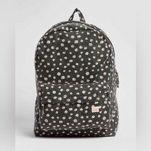 Billabong Floral Black Canvas Backpack 🌸🌸🌸